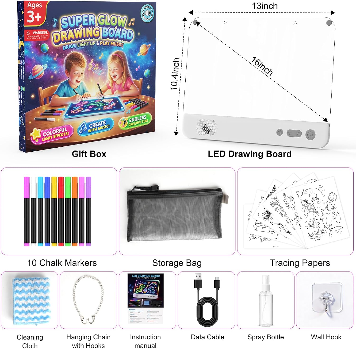 Detalle de LED Drawing Board, 16-inch