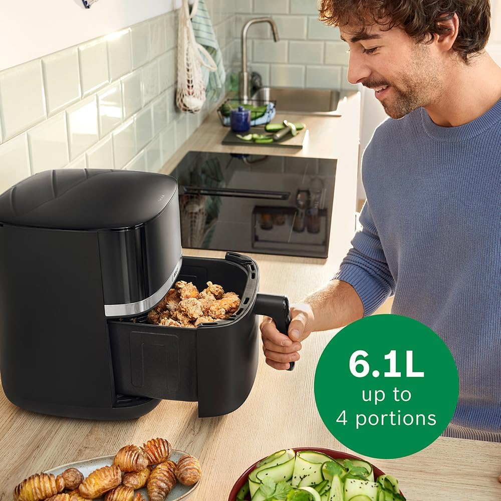 Detalle 2 de Bosch MAF462B1GB Series 4 Air Fryer 6.1 L