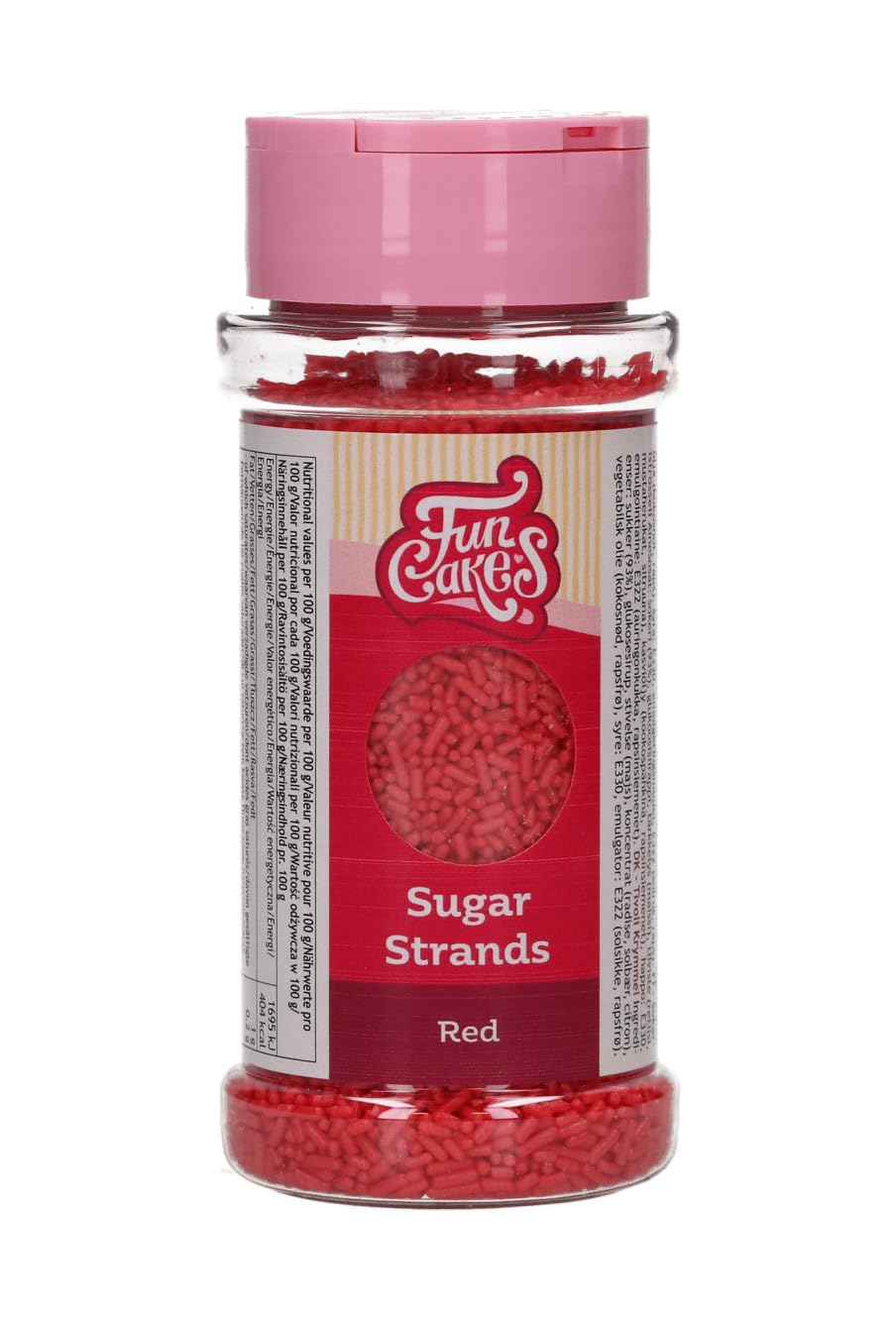 Detalle de FunCakes Sugar Strands Metallic Silber 80 g