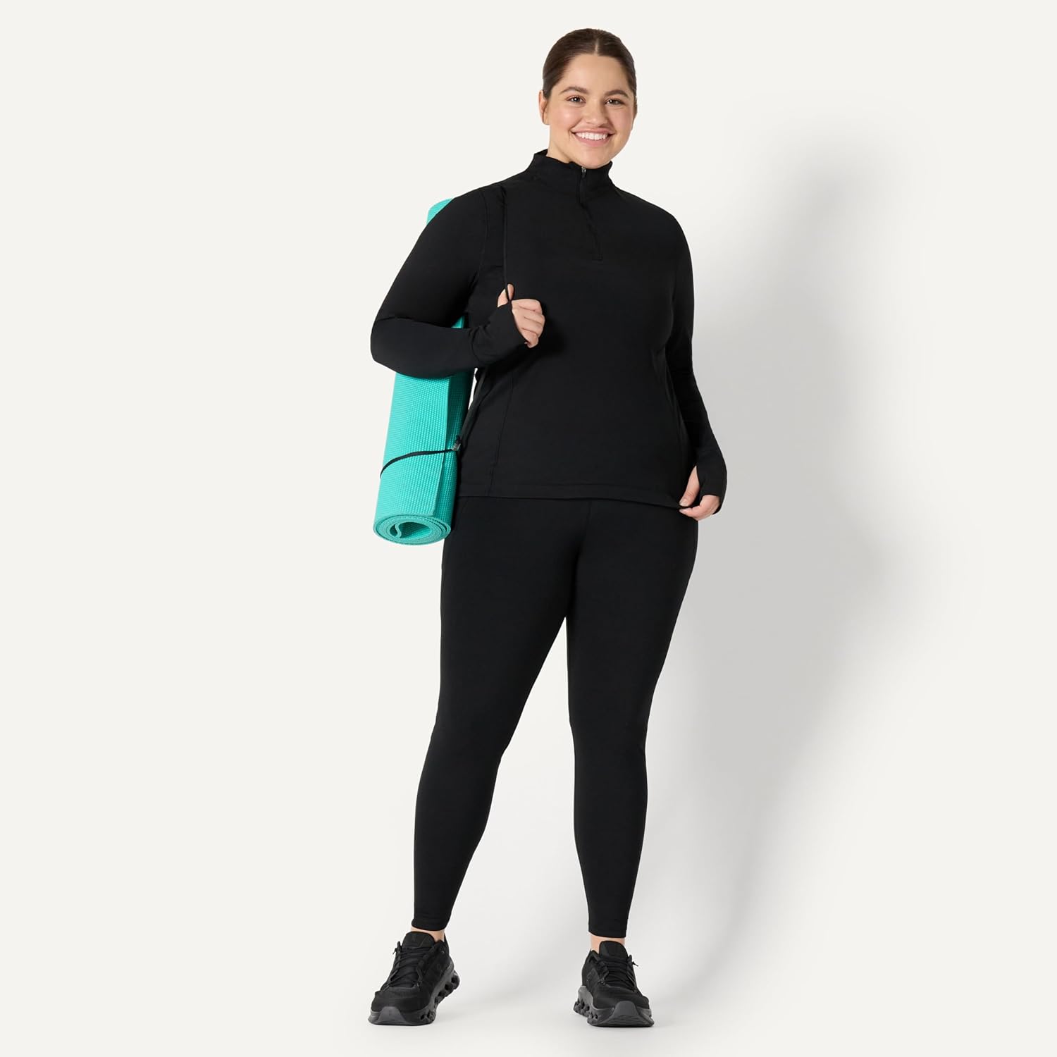 Thumbnail 6 de Amazon Essentials Damen Active FormFlex Schlupfjacke mit Viertelreißverschluss – schlanke Passform