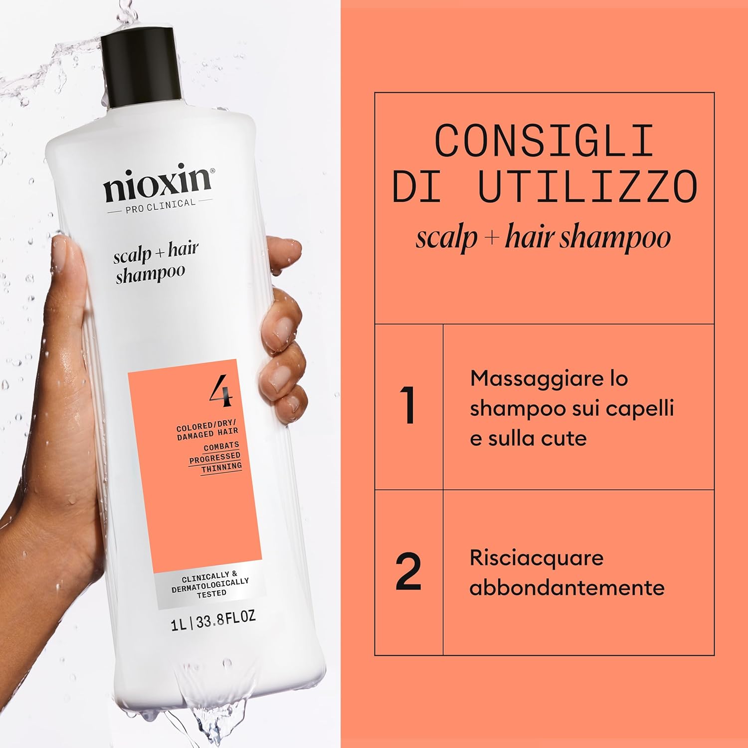 Thumbnail 4 de NIOXIN Scalp + Hair Thickening Sistema 4 per Capelli Colorati/Secchi con Assottigliamento Avanzato