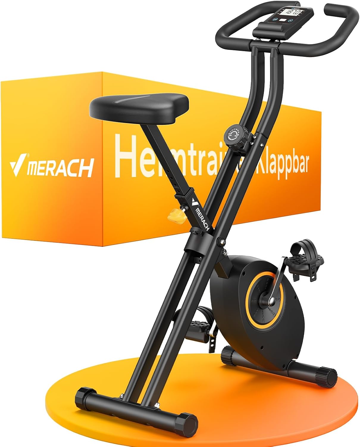 Detalle de MERACH Bicicleta Estática Plegable 135 kg