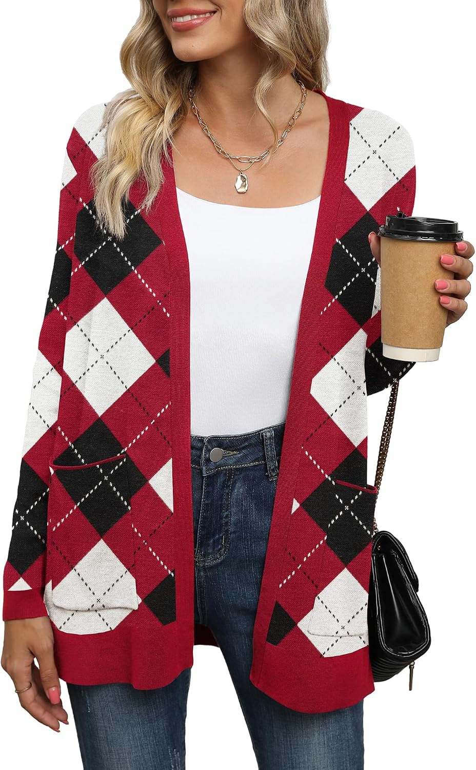 Thumbnail 5 de Yommay Strickjacke Damen 100% Viskose