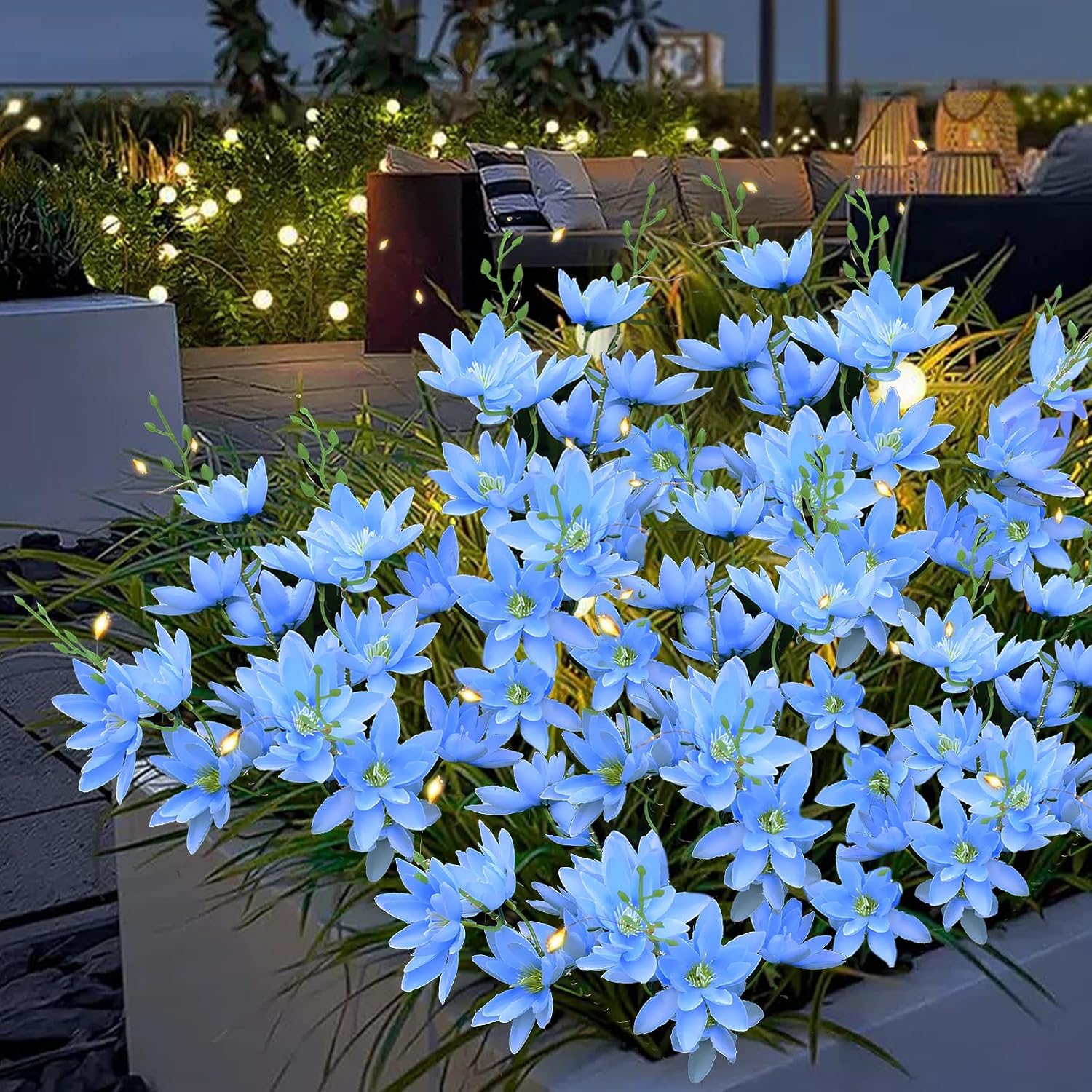 Thumbnail 6 de Oreunik Solar Flower Lights 2 Pack 40 Flowers