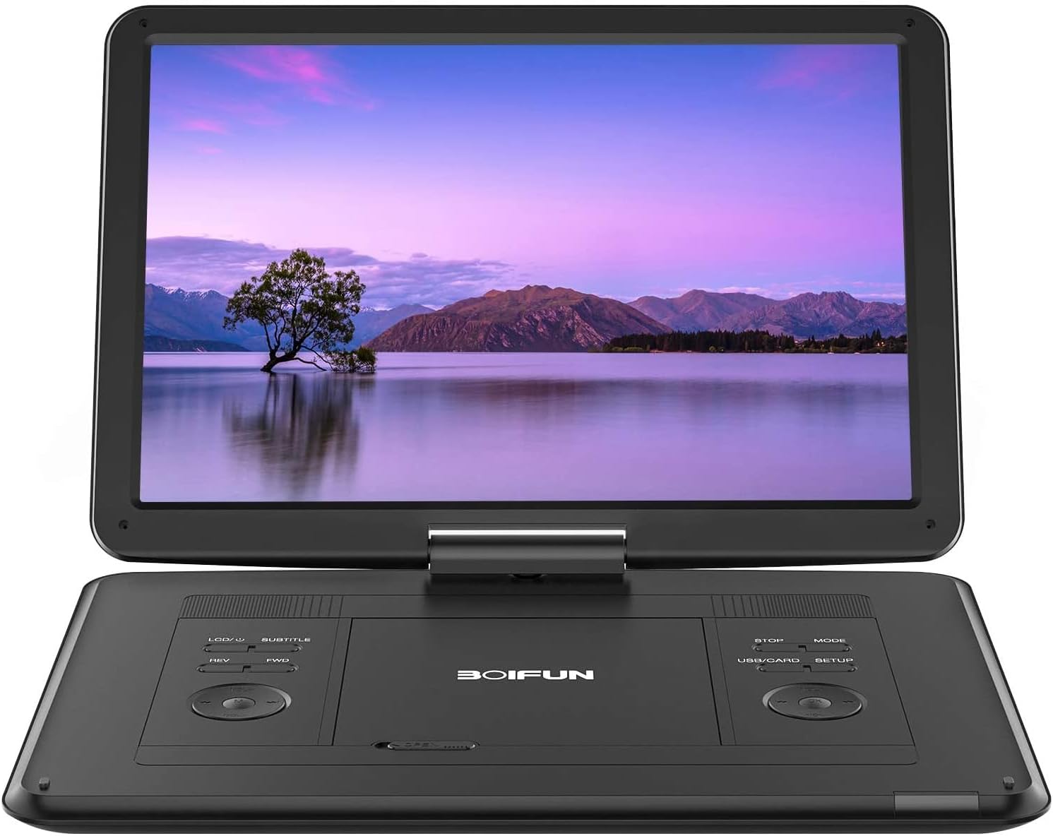 Detalle de 17.5" Portable DVD Player 15.6" HD, 6h battery 📀