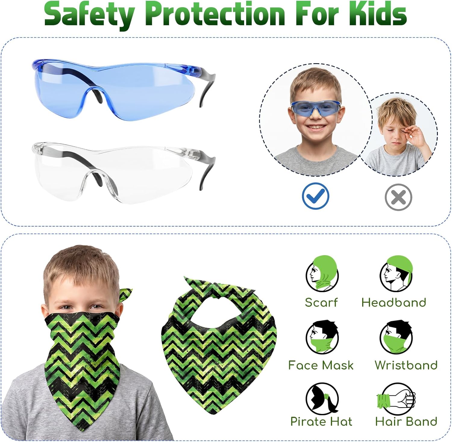 Detalle de Lehoo Castle Nerf Vest Kit 2 Pack for Kids (with darts, masks and reload clips)