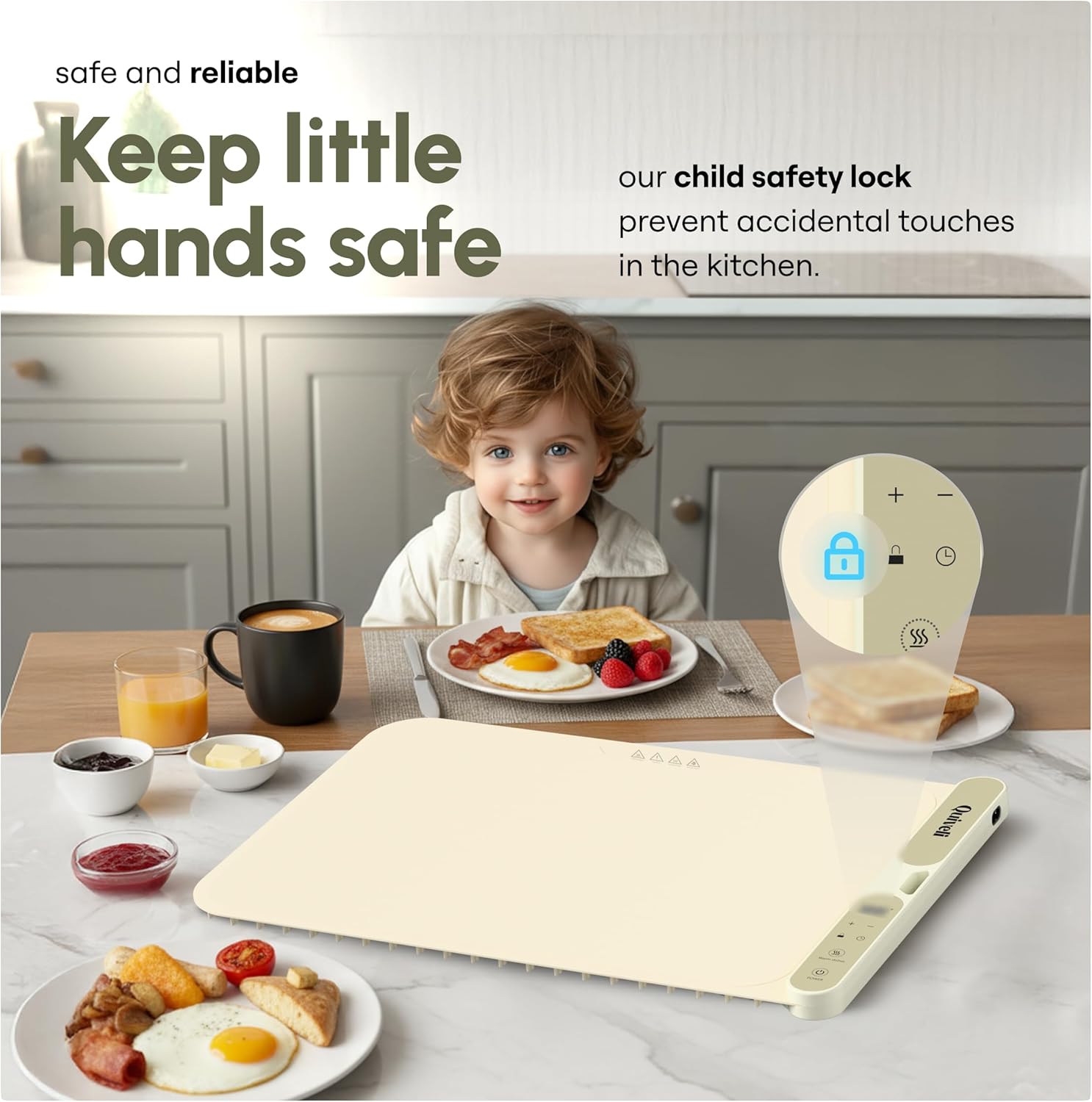 Detalle de Quiveli Plateful Food Warming Mat 24x15"