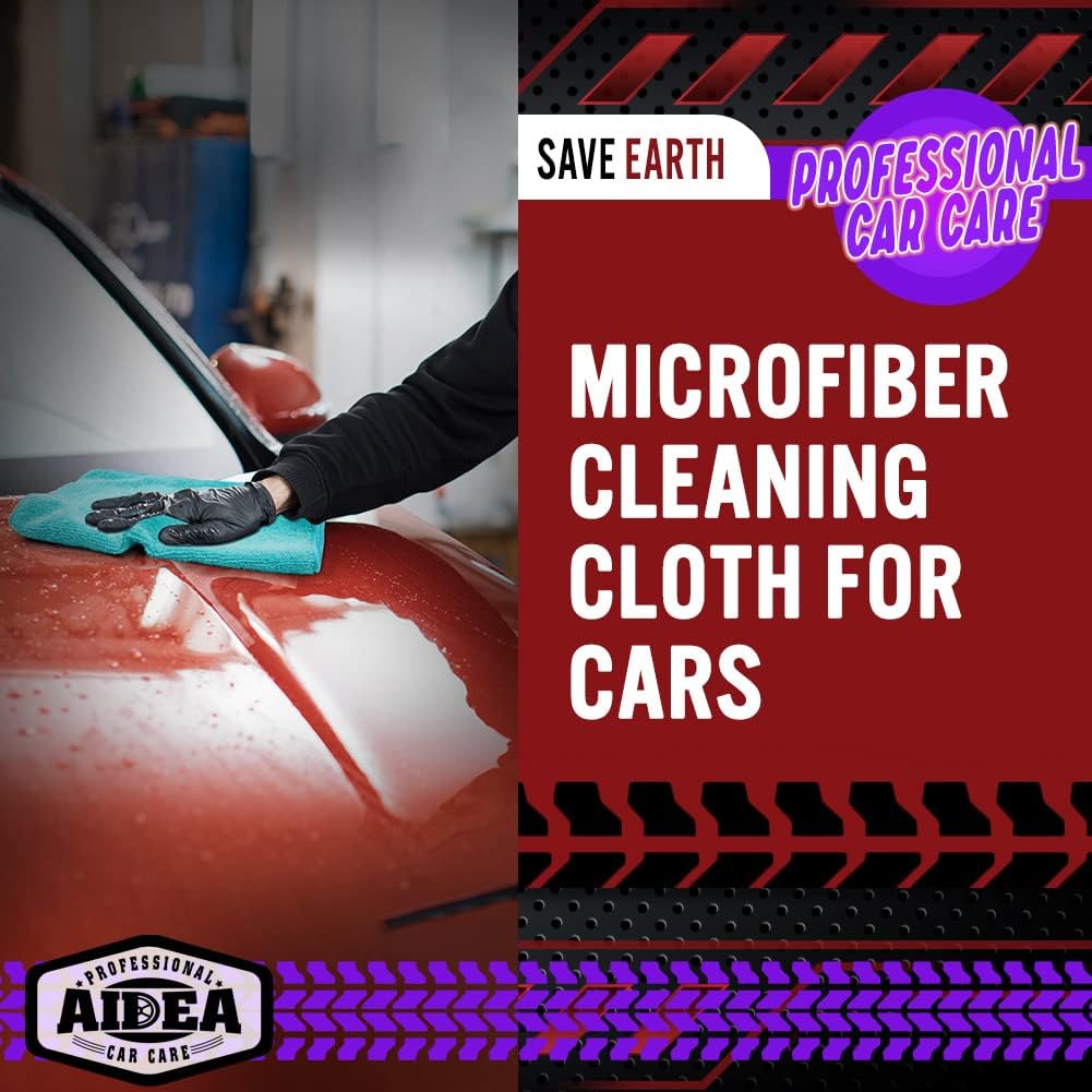 Thumbnail 3 de AIDEA Microfiber Cloth 50PK 12×12 🧽