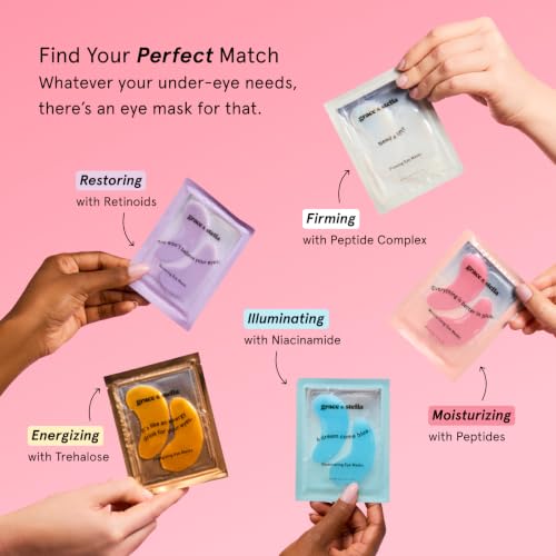Detalle 2 de Grace & Stella Under Eye Gel Patches: Gold Undereye Masks for Depuffing, Dark Circles and Wrinkles (24 Pairs)