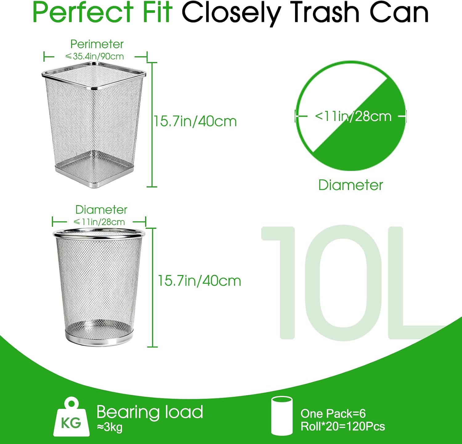 Thumbnail 1 de XHDA 10L Compostable Food Waste Bags