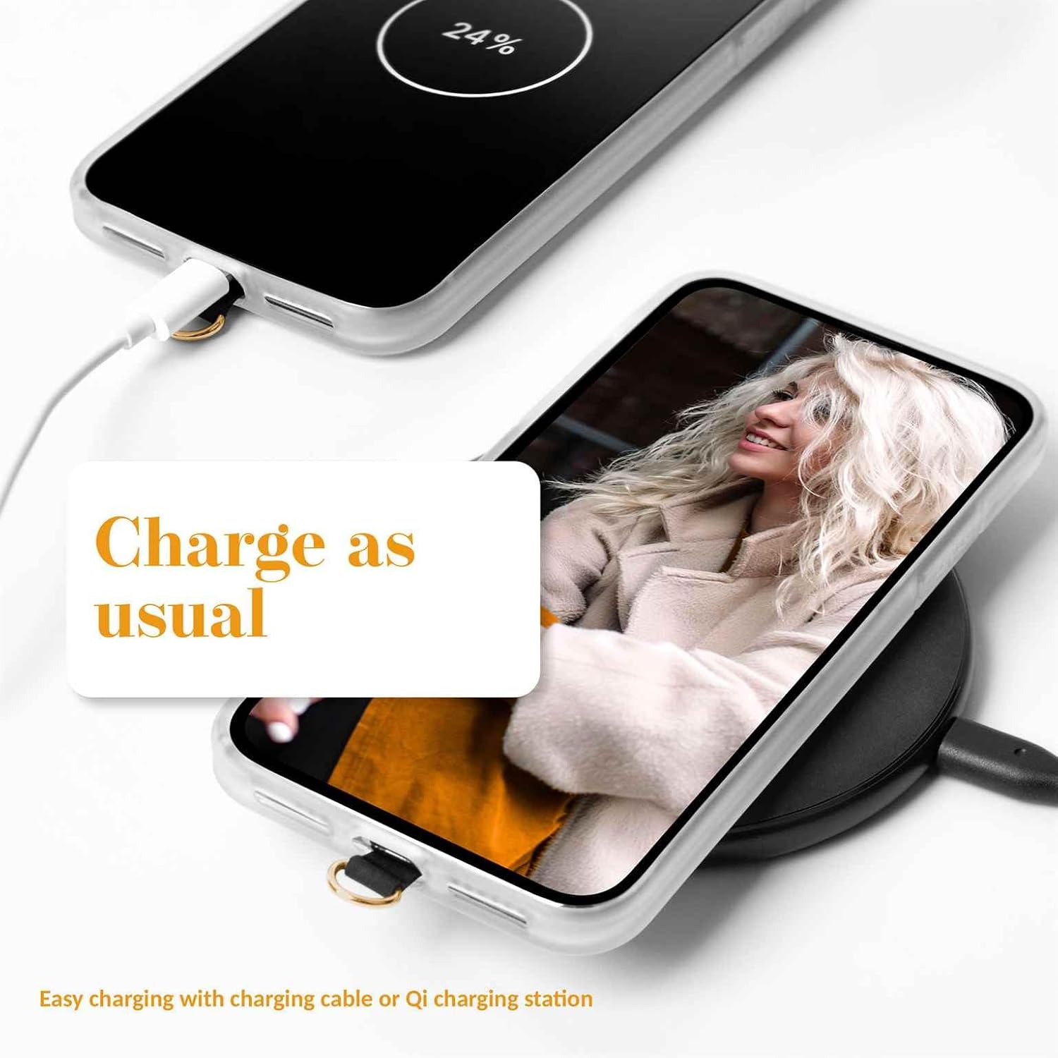 Thumbnail 4 de moex Unleash UN-5028-BUNT telefoonkoord voor Google Pixel 9a, verstelbaar