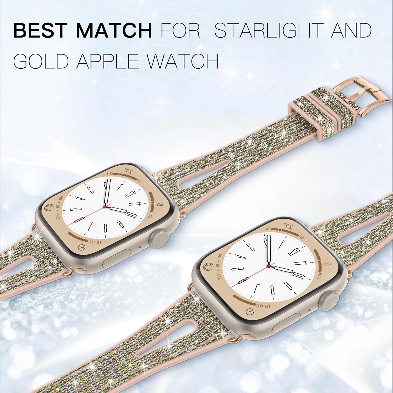 Thumbnail 1 de Tuocal Bling Strap for Apple Watch 38mm Slim sport strap