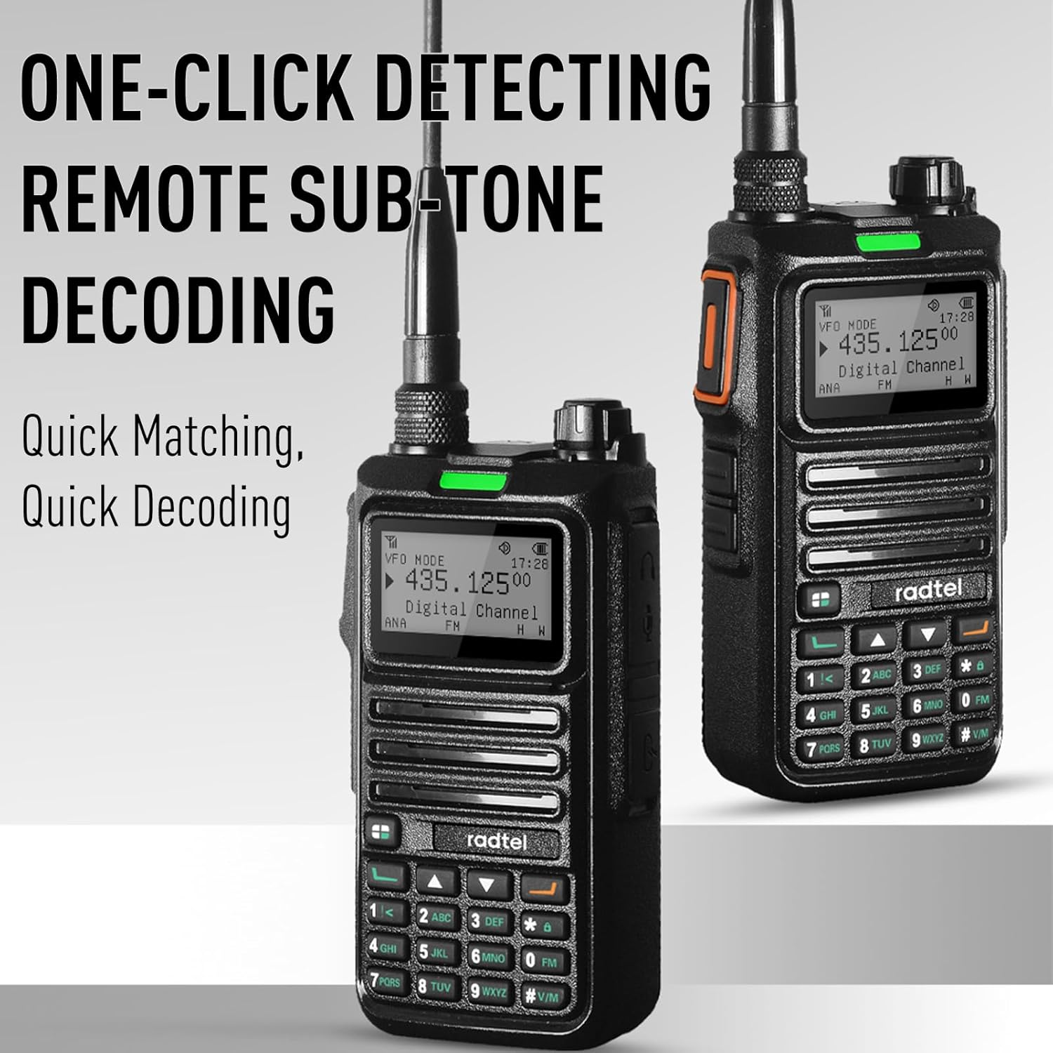 Detalle de Radtel RT-4D DMR radio, 1024 canali