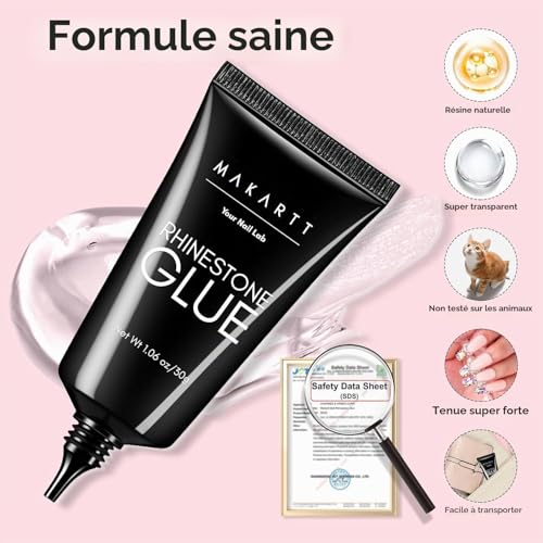 Thumbnail 6 de Makartt Rhinestone Glue Gel 30g: Gel adhésif fort pour strass et nail art 3D