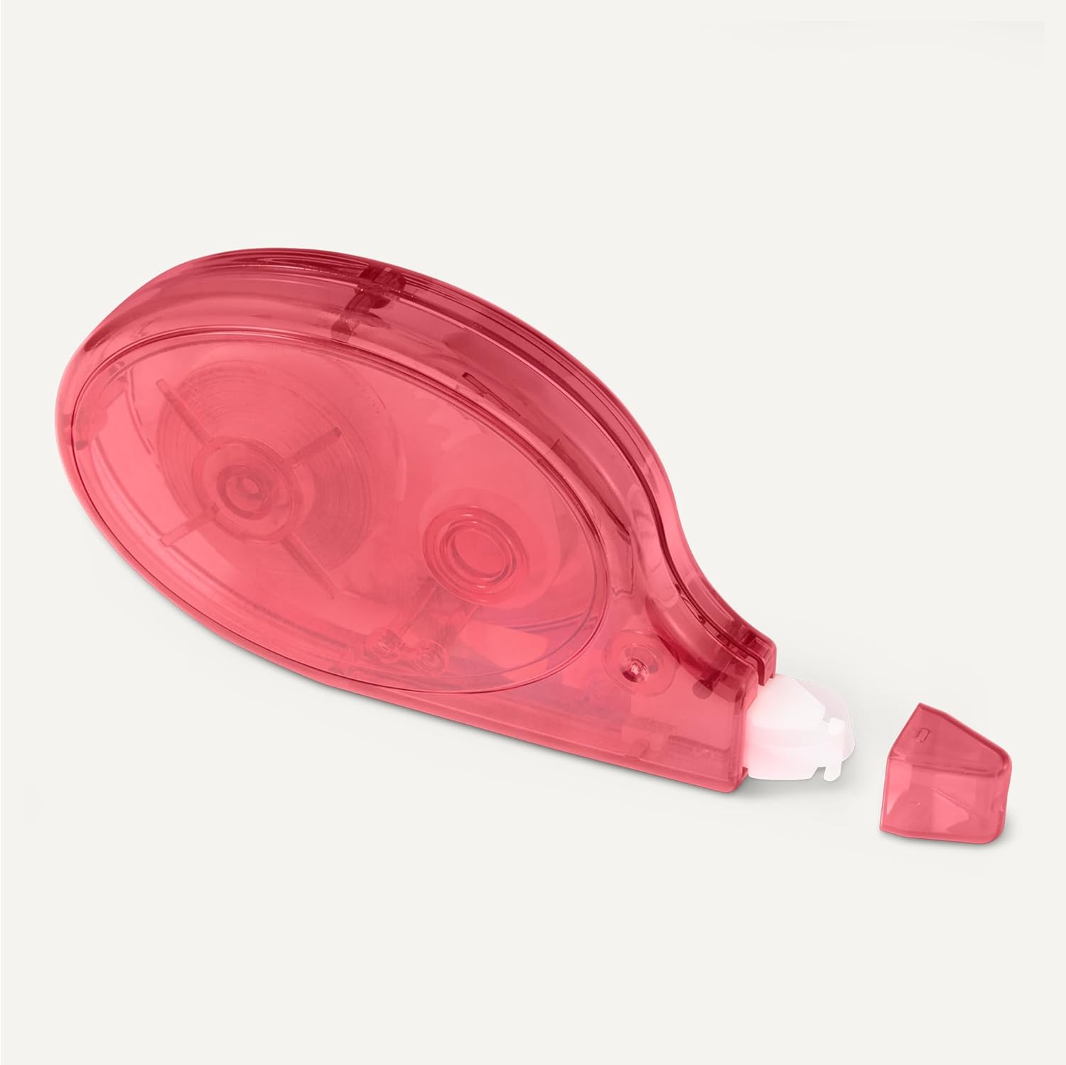 Detalle de Amazon Basics White-Out Correction Tape with Dispenser, 39.3 ft (2-Pack)