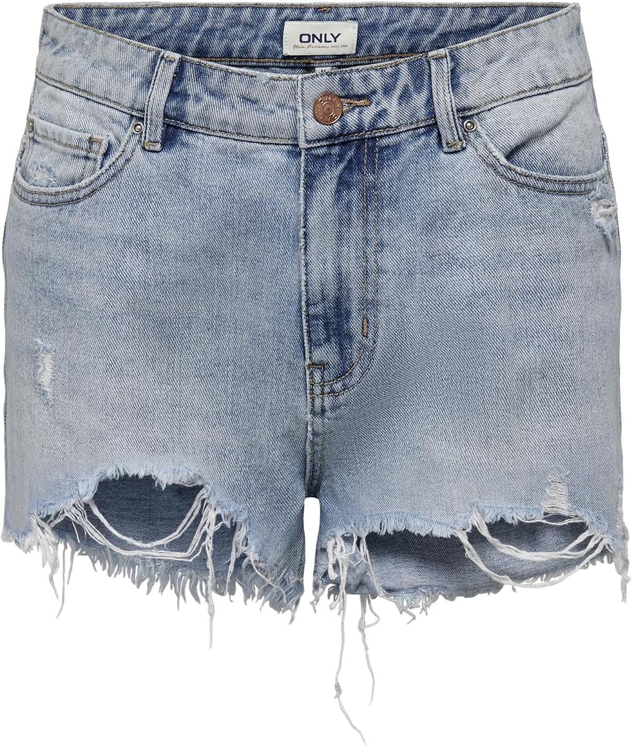 Detalle de Short femme noir Only Onlpacy