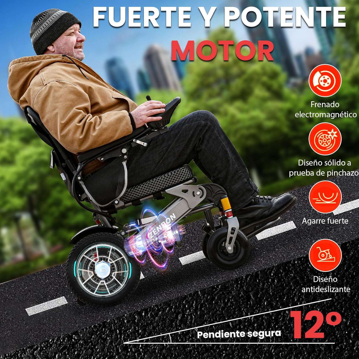 Thumbnail 1 de Silla de Ruedas Eléctrica Plegable 700W