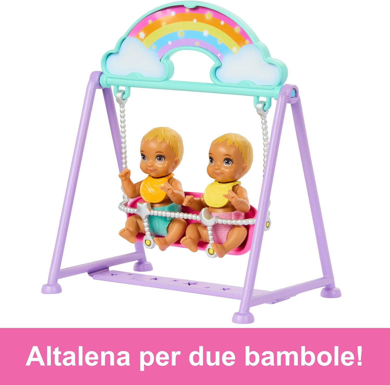 Detalle de Barbie Skipper Playset Cameretta con Gemelline – Set completo con bambola, accessori e mobili