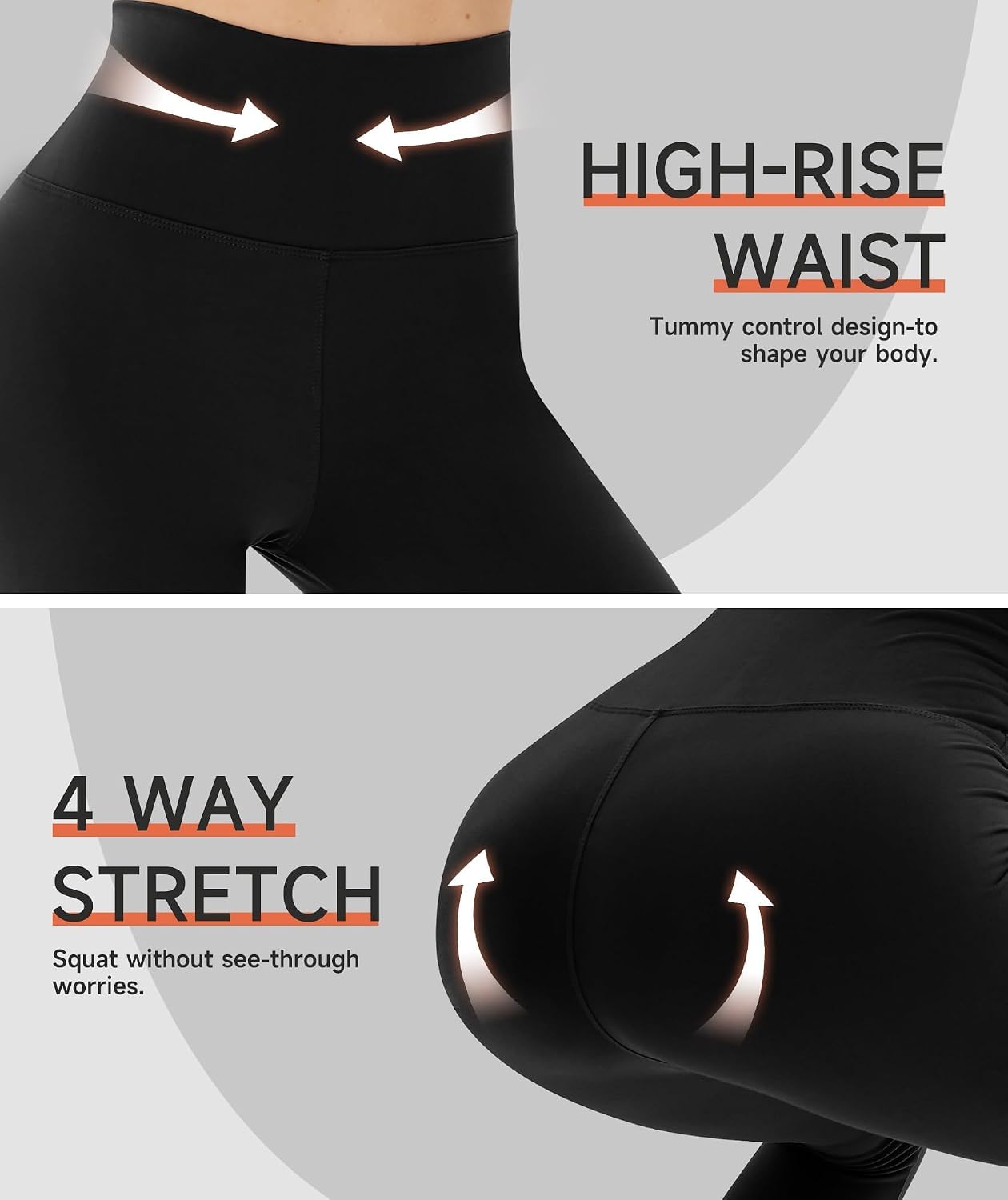 Detalle de GAYHAY High-Waisted Capri Leggings with Pockets for Women