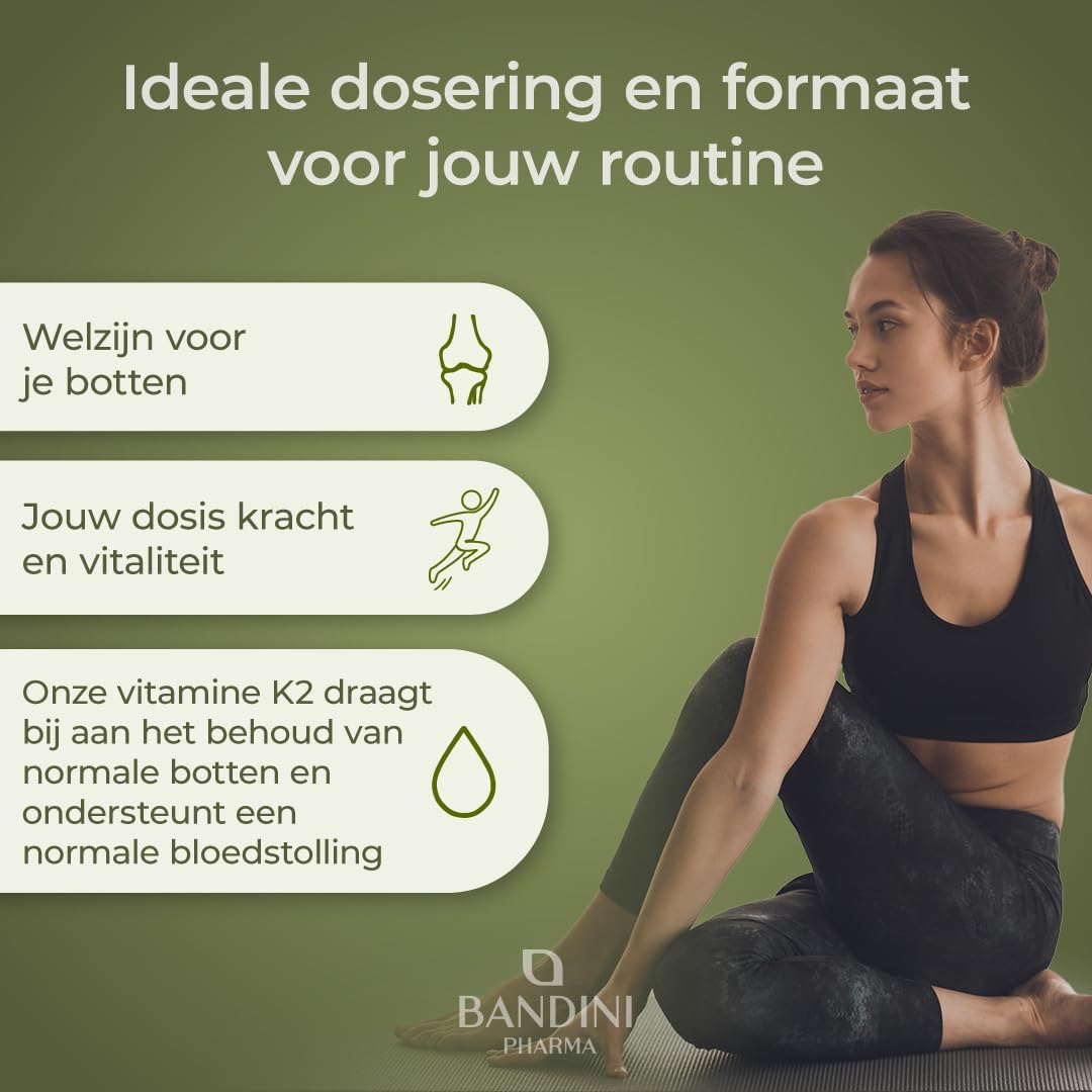 Detalle 2 de BANDINI Vitamine K2 MK7-druppels, 200 µg per dag, 30 ml