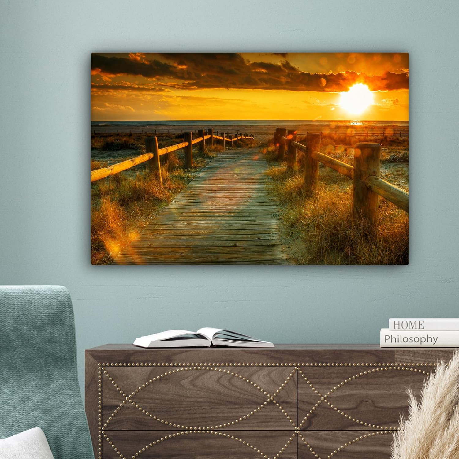 Thumbnail 4 de MuchoWow Impression sur Toile 60x40 cm