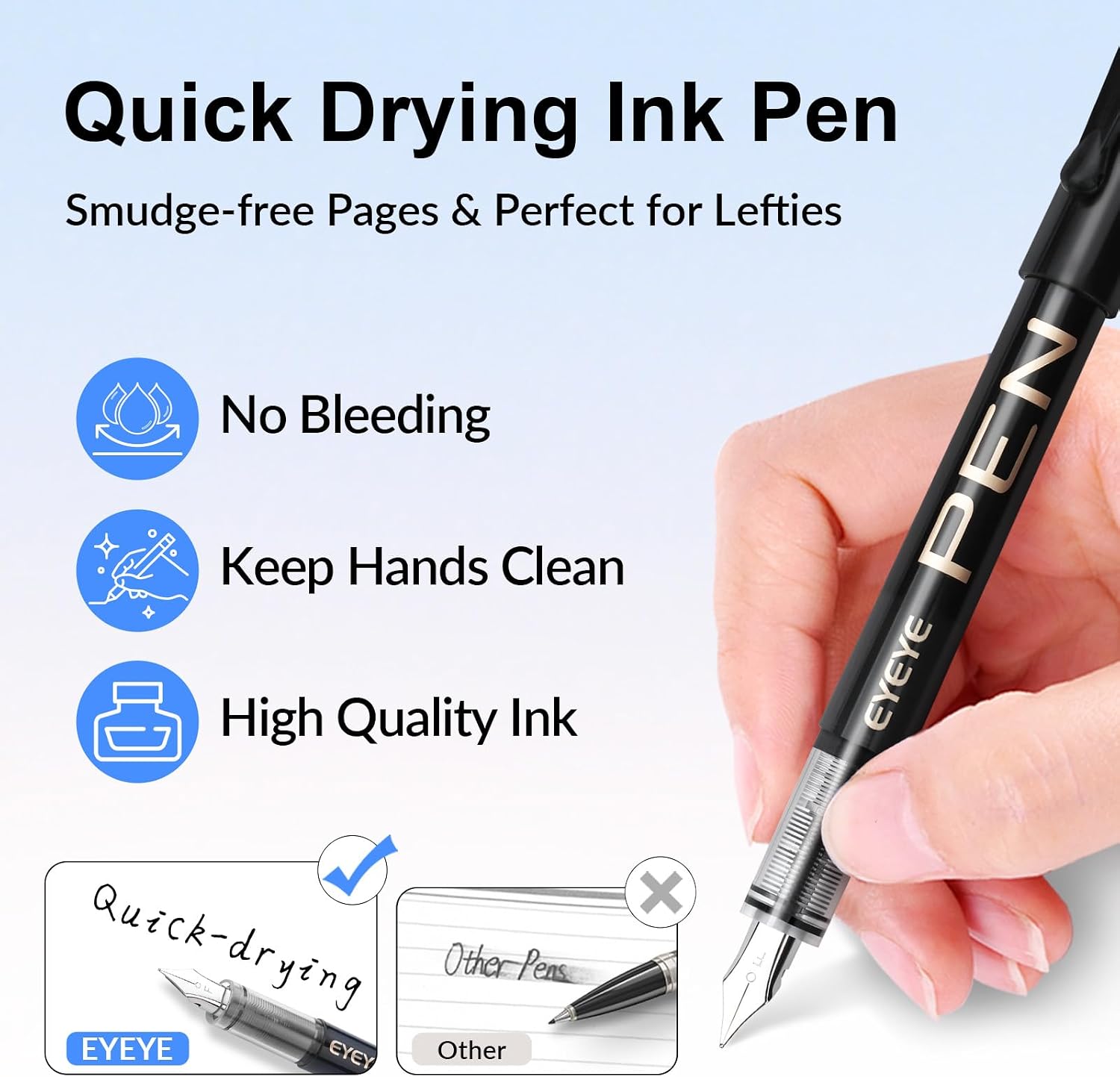 Detalle 2 de EYEYE Disposable Fountain Pens, Fine Nib