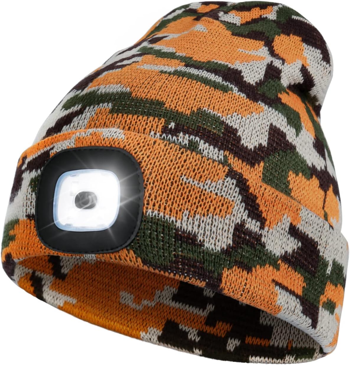 Detalle de Wmcaps Rechargeable LED Lighted Beanie with Torch