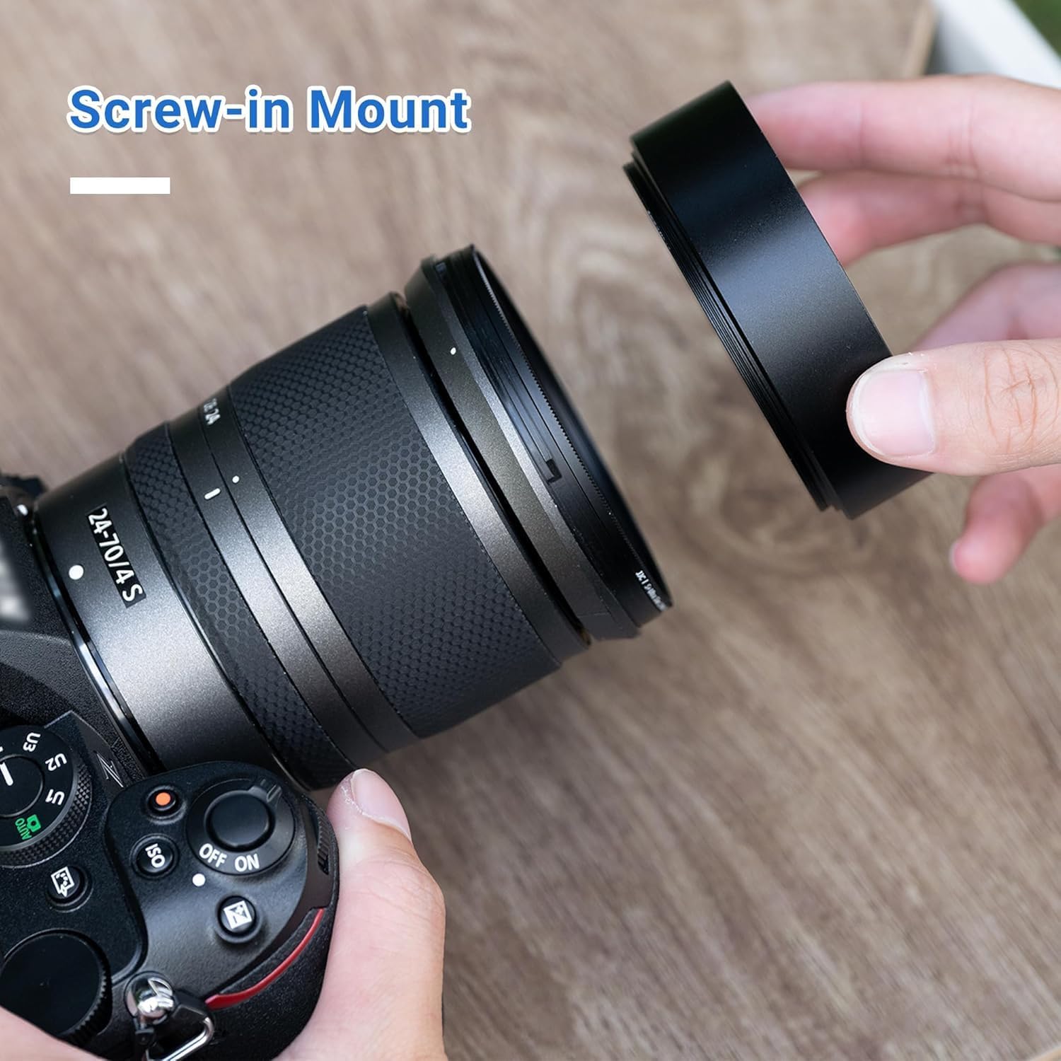 Thumbnail 4 de 46mm Screw-on Metal Lens Hood