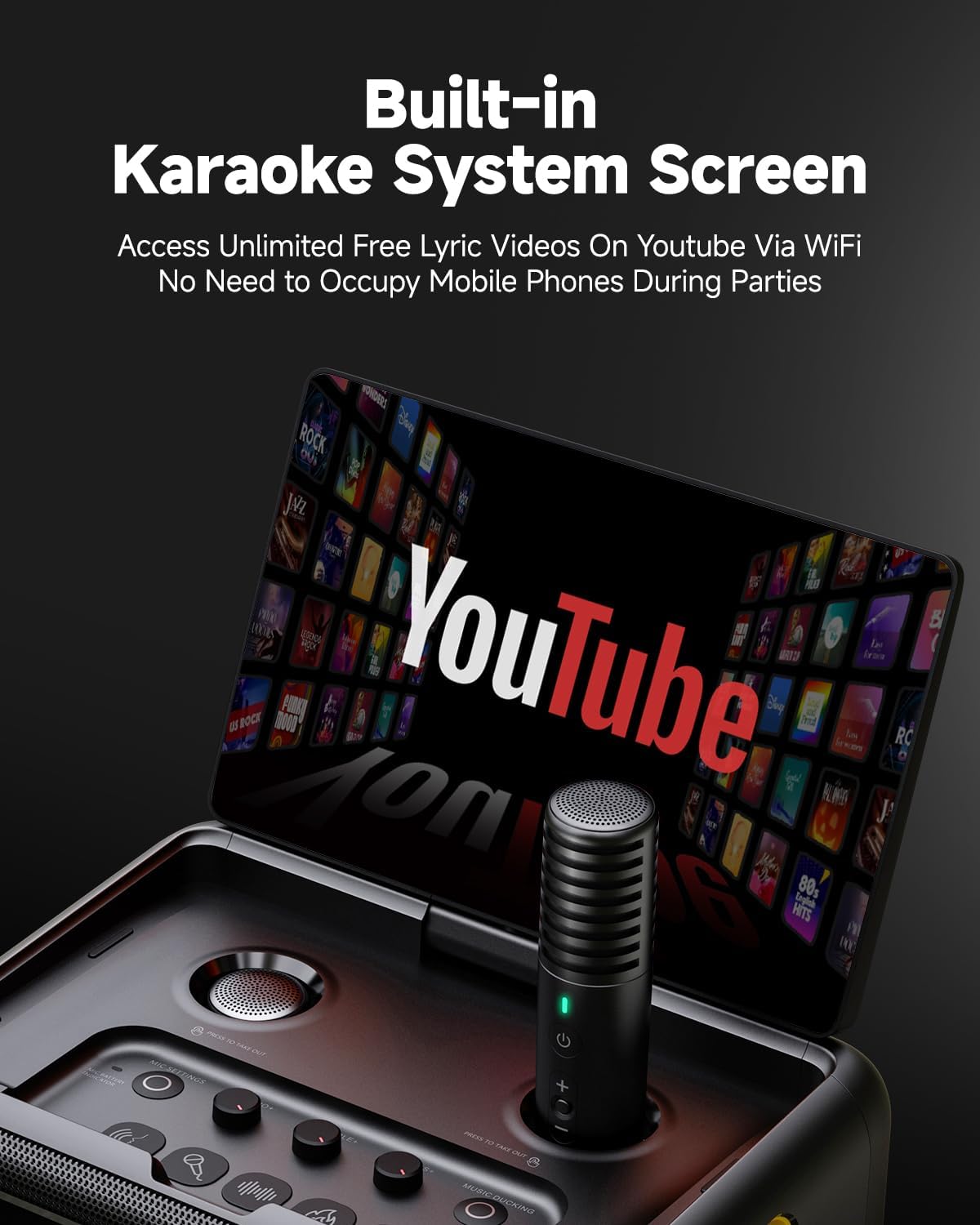 Detalle de Ikarao Break X2 Smart Karaoke Machine