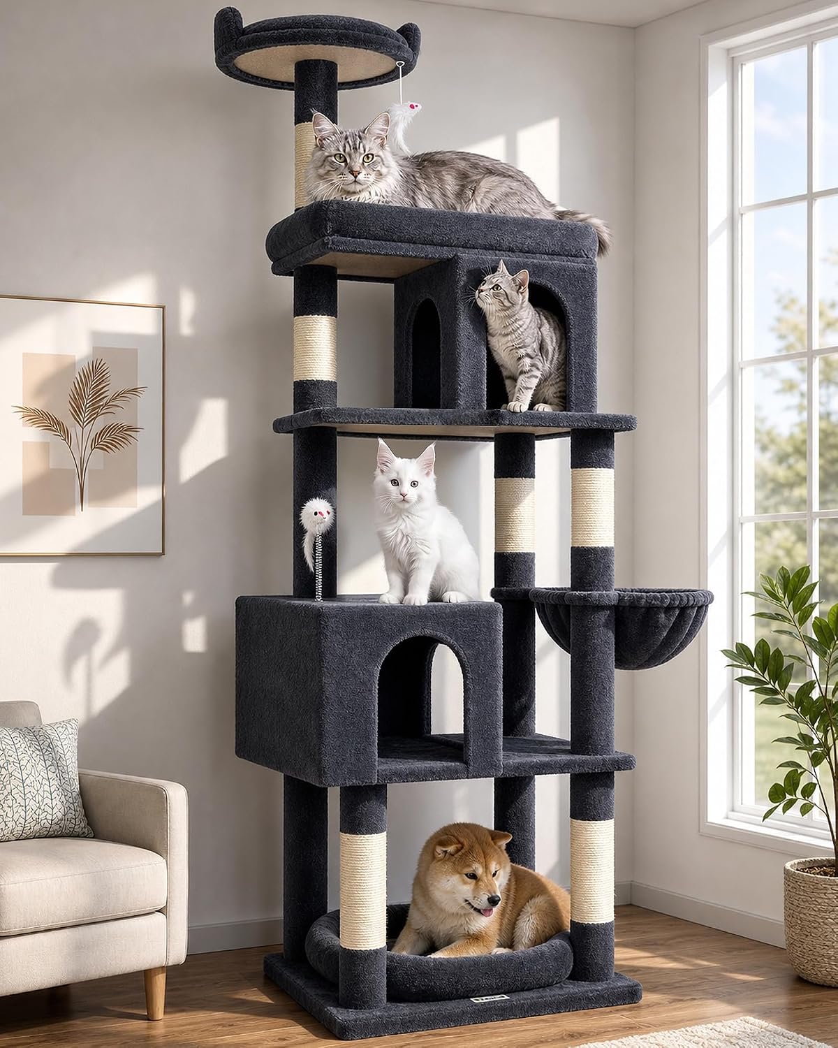 Detalle de Globlazer Cat Tree 72-Inch