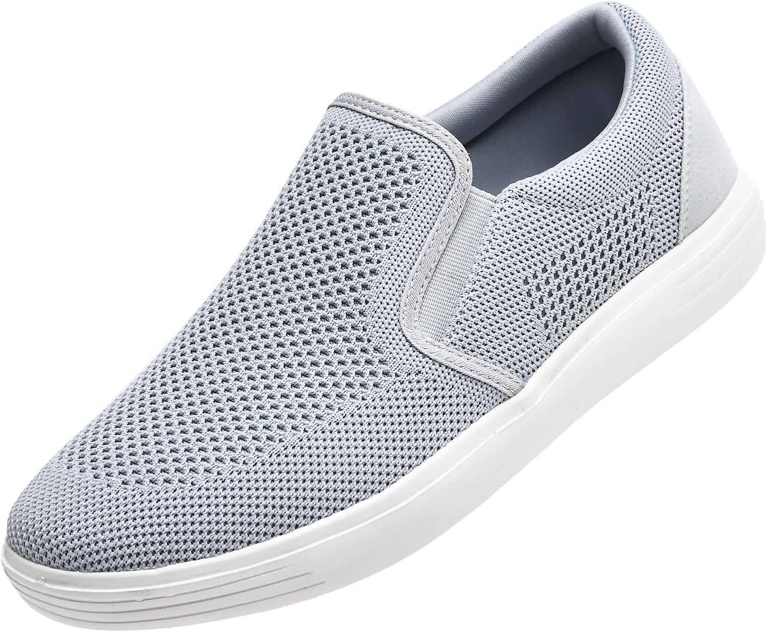 Detalle de konhill Herren Slip On Schuhe Trainers – Casual Atmungsaktiv Mesh Walking Schuhe