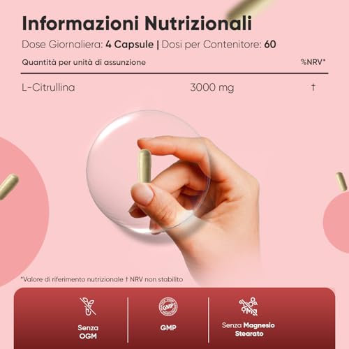 Thumbnail 4 de WeightWorld L Citrullina Vegana – 240 Capsule, 3000 mg per dose