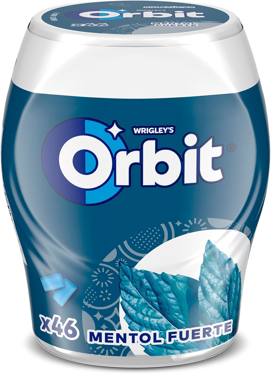 Detalle de Orbit Chicles Sin Azúcar Mentol Fuerte - Larga Duración