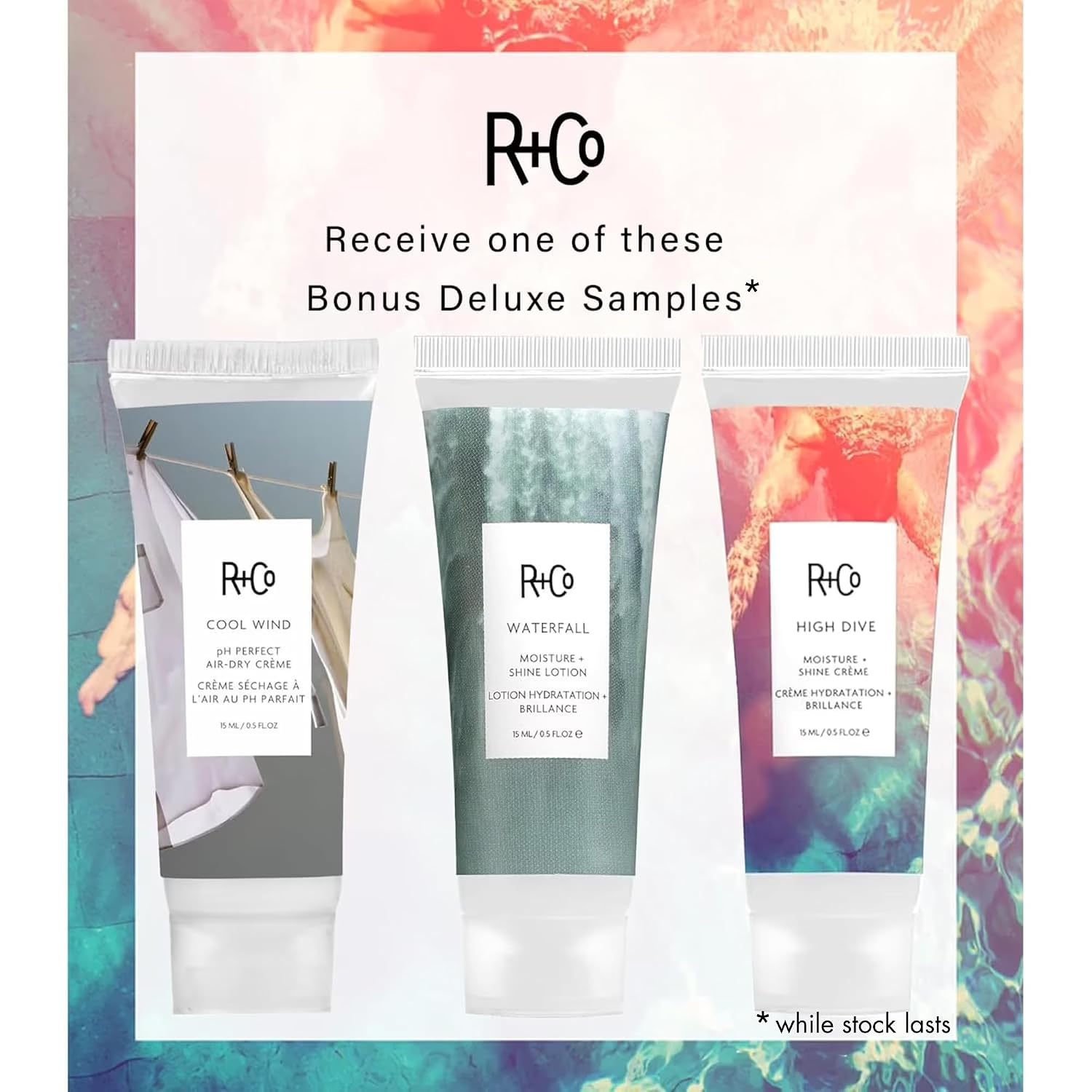 Detalle 2 de R+Co Atlantis Moisturizing B5 Shampoo & Conditioner 8.5 oz