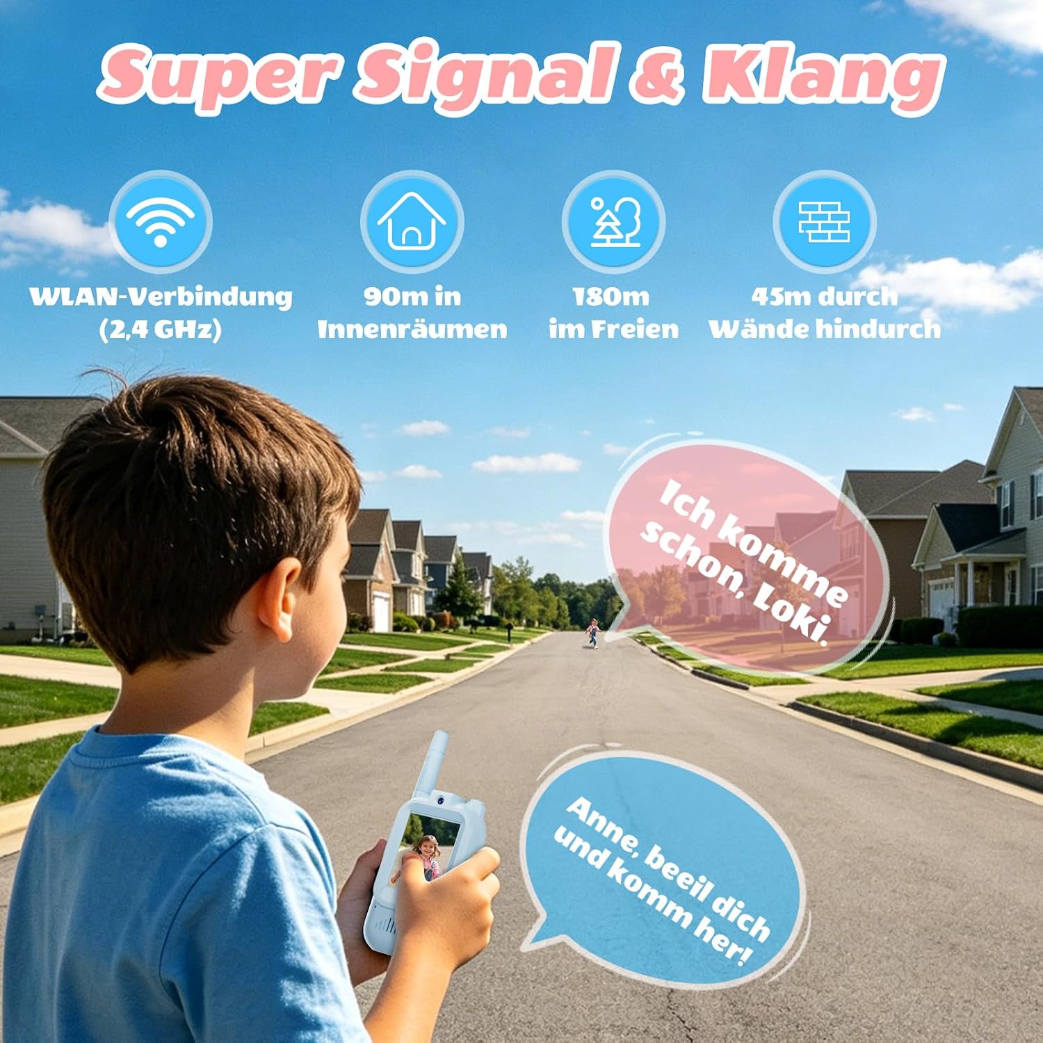 Thumbnail 3 de Dr. RiaoRiao Walkie Talkie mit Video – Outdoor-Spielzeug für Mädchen und Jungen 4–10 Jahre