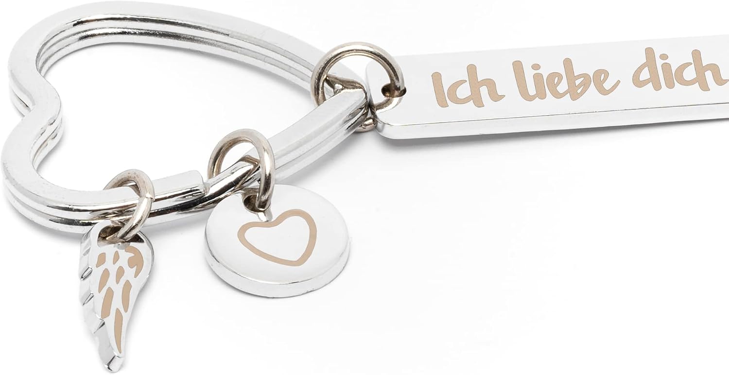 Thumbnail 4 de Glitzkind Herz Schlüsselanhänger – Liebesbotschaft zum Verschenken