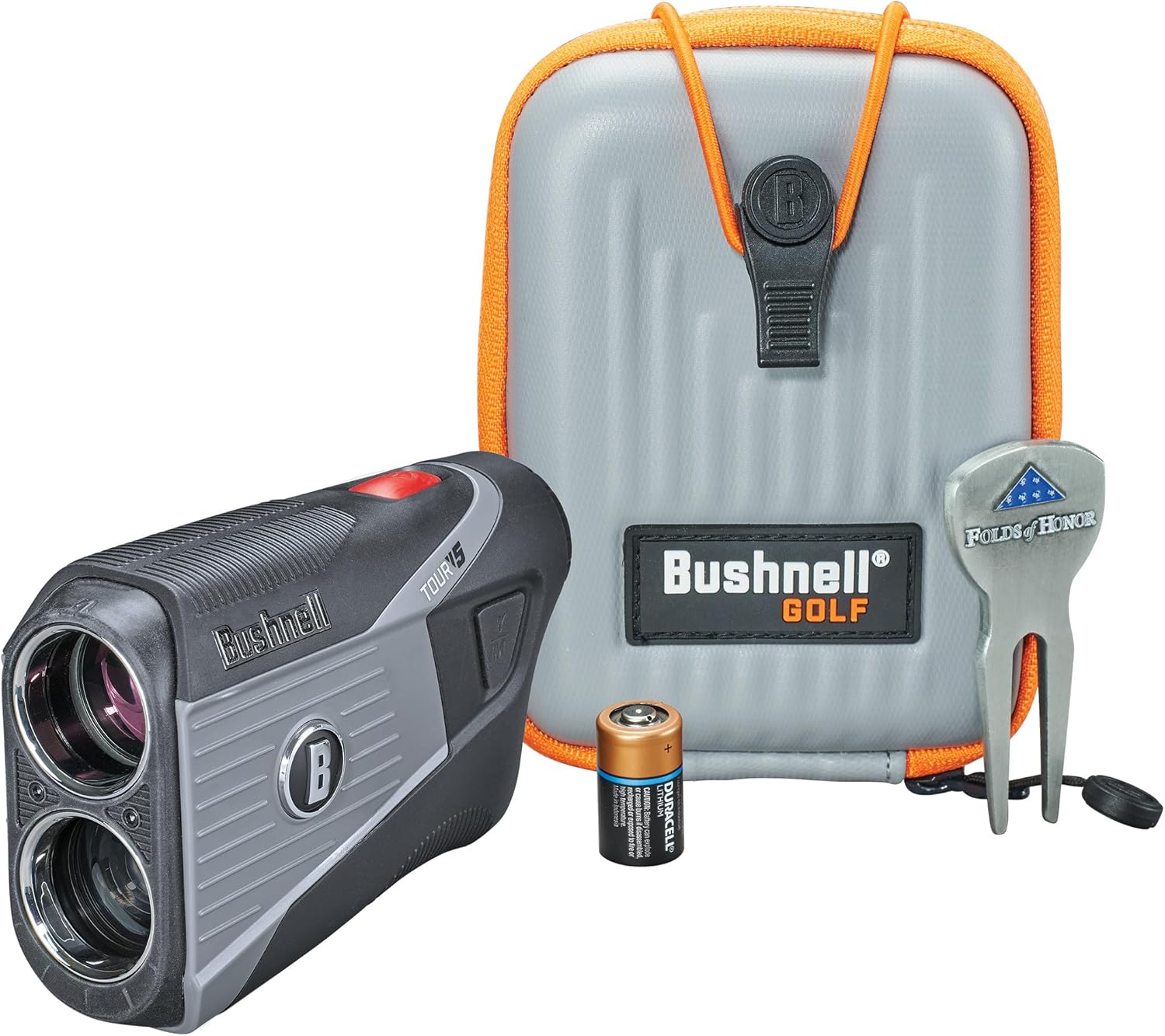 Detalle 2 de Bushnell Golf Tour V5 Patriot Pack (Black) with Magnetic Car Mount & Pinseeker JOLT