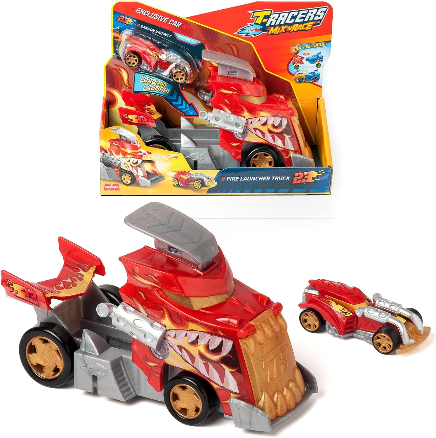 T-Racers Mix´N Race camion lanceur de feu