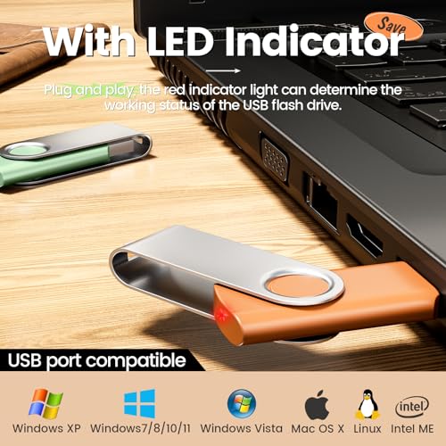 Thumbnail 3 de Uflatek 32GB USB Flash Drive Pack de 10 🌈