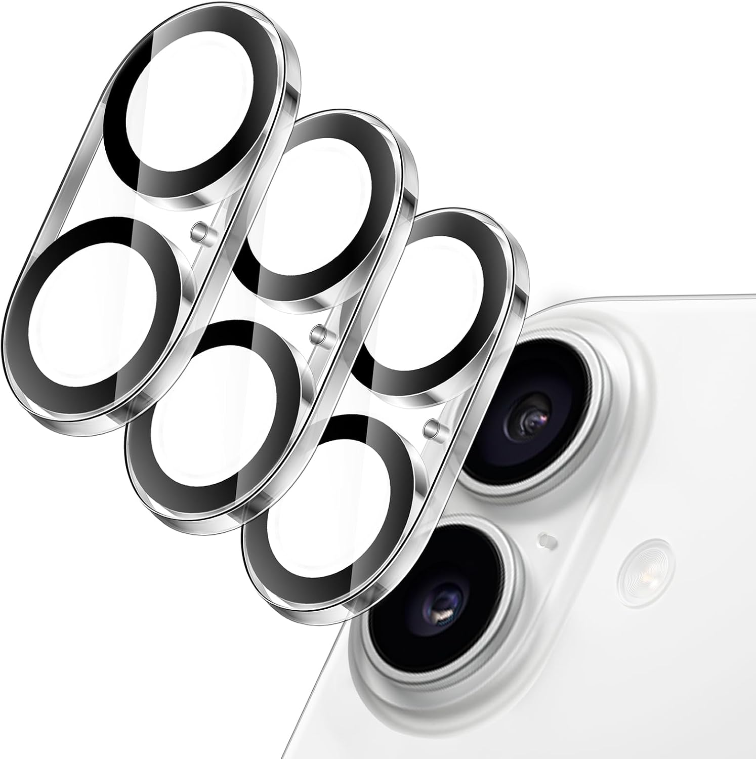 Detalle de JETech Lens Protector for iPhone 17