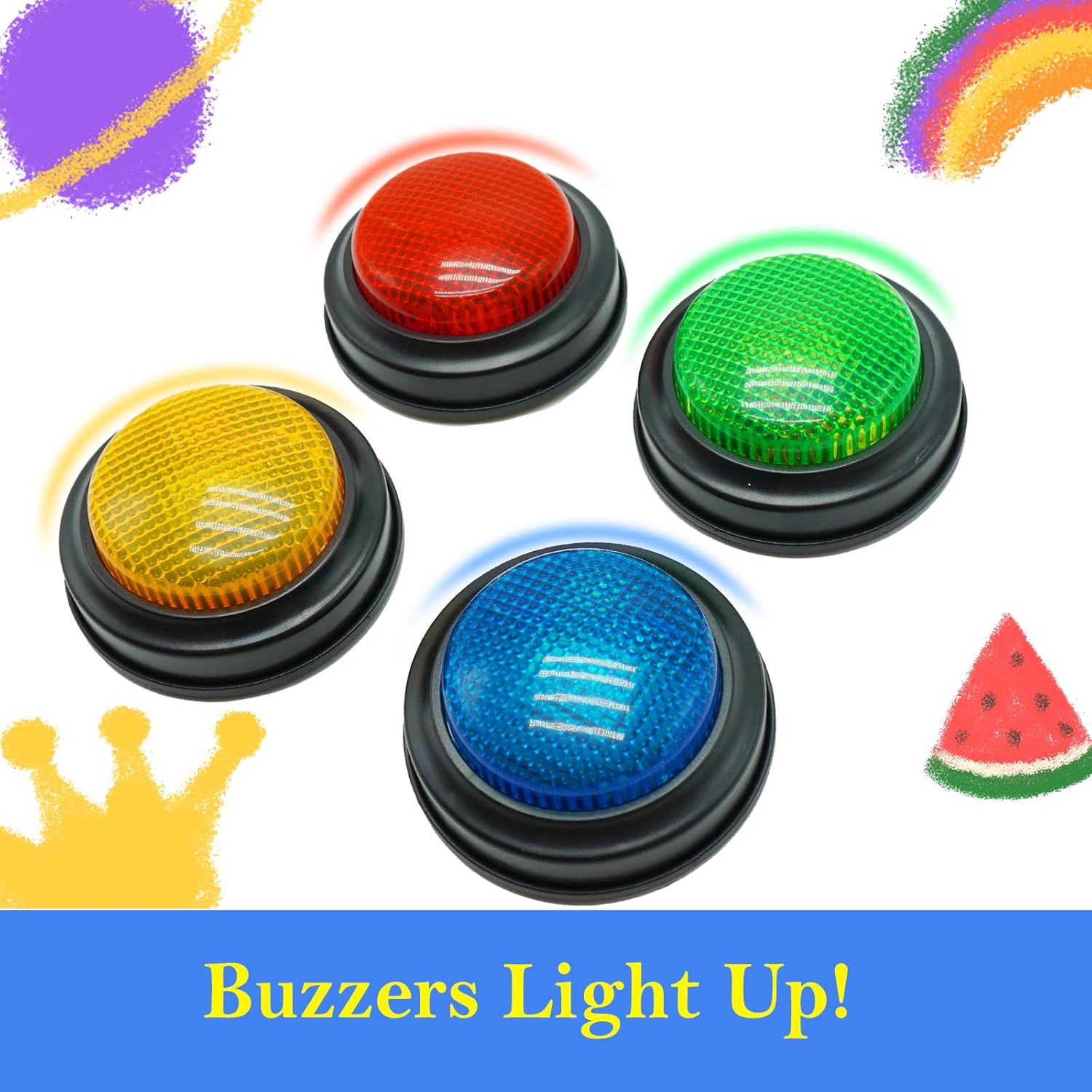 Detalle 2 de Gelaber Jeu Buzzer 8 pièces
