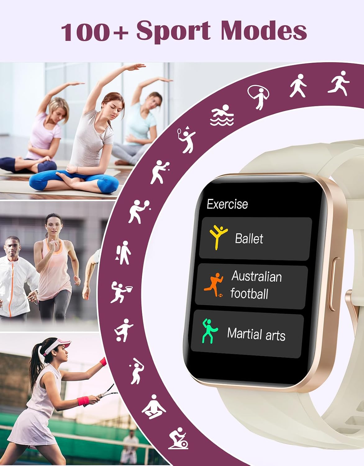 Detalle de RUIMEN Smart Watch with Call Function
