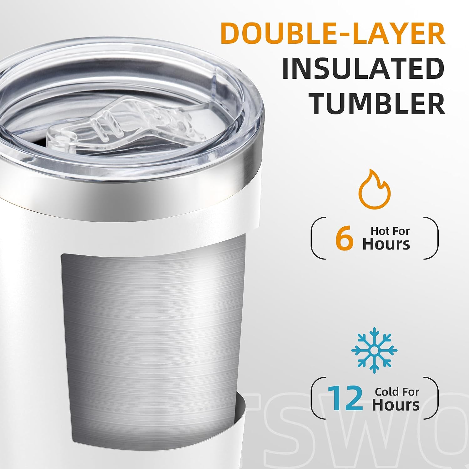 Detalle 2 de HZJSTSWQ Stainless Steel Tumbler, 20 oz