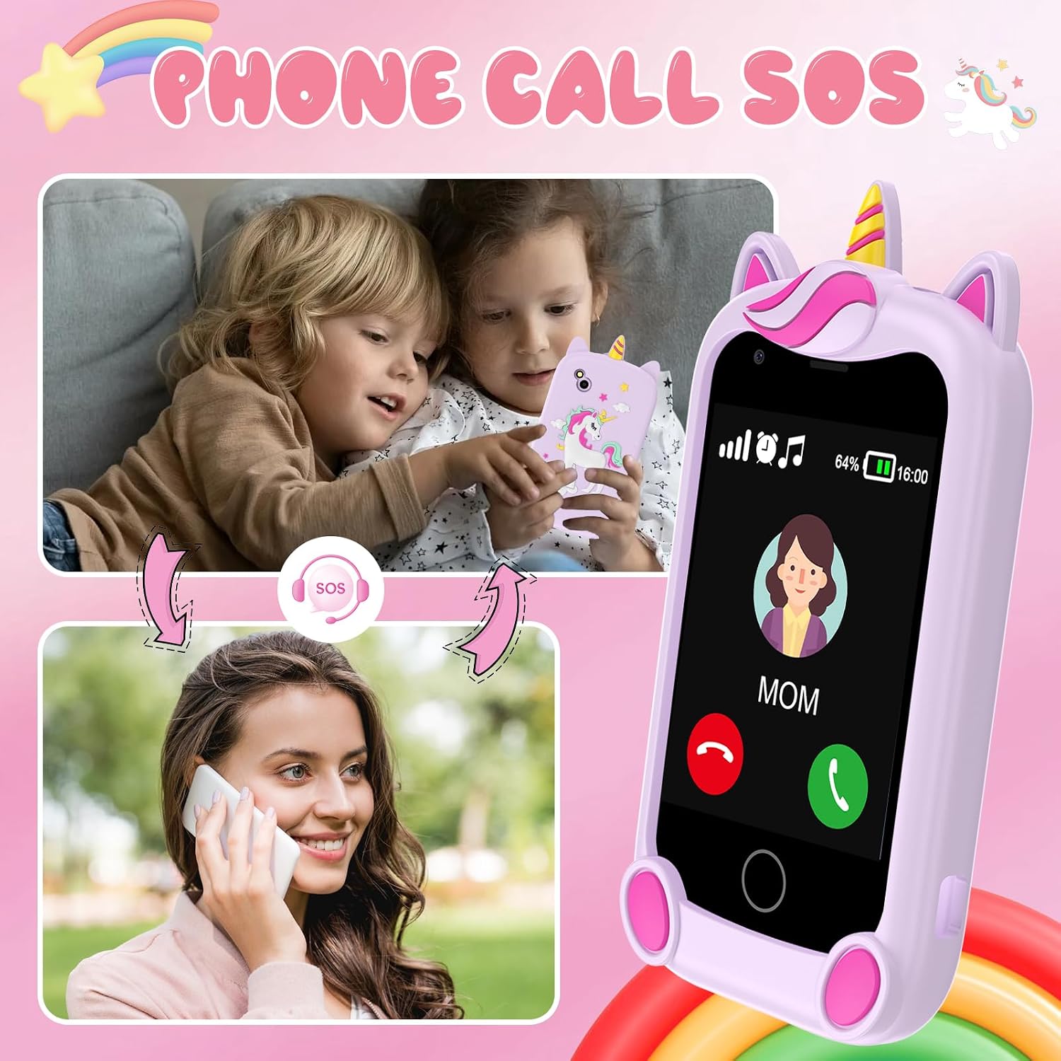Detalle de PTHTECHUS Smartphone per bambini 2,8