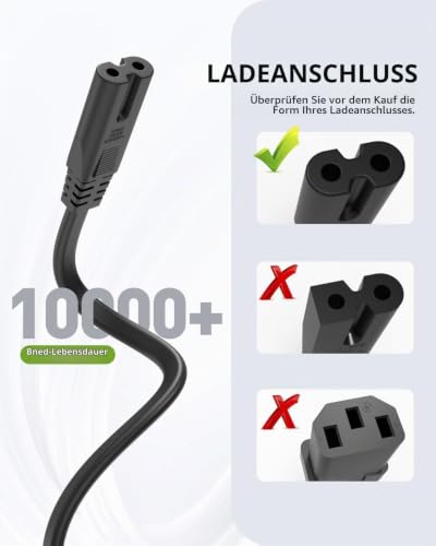 Thumbnail 1 de Superer 2M Netzkabel – geeignet für PS5, PS4, Xbox Series X/S, TV & mehr