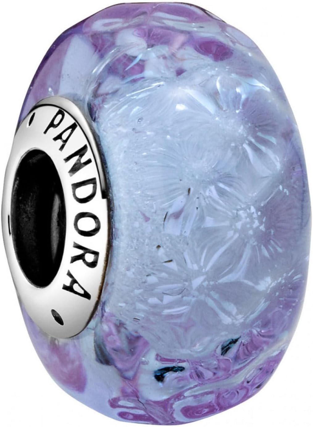 Detalle 2 de Pandora Welliges dunkelblaues Ozean Murano-Glas Charm