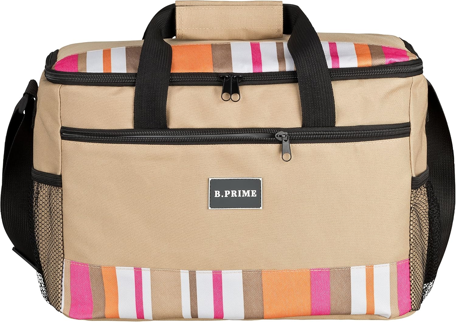 Detalle de B.PRIME Borsa Termica 20L Classic – 36 x 26 x 22 cm: leggera e pratica per picnic e viaggi