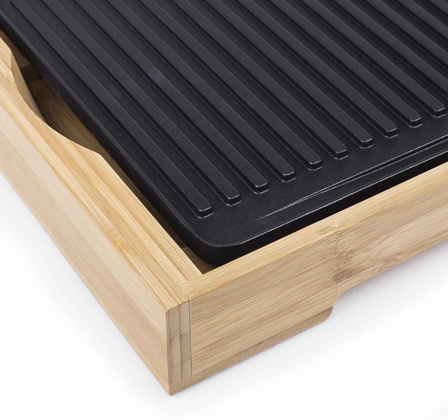 Thumbnail 5 de Tristar Piastra Elettrica Bamboo XL BP-2641 Grill, Bamboo Nero
