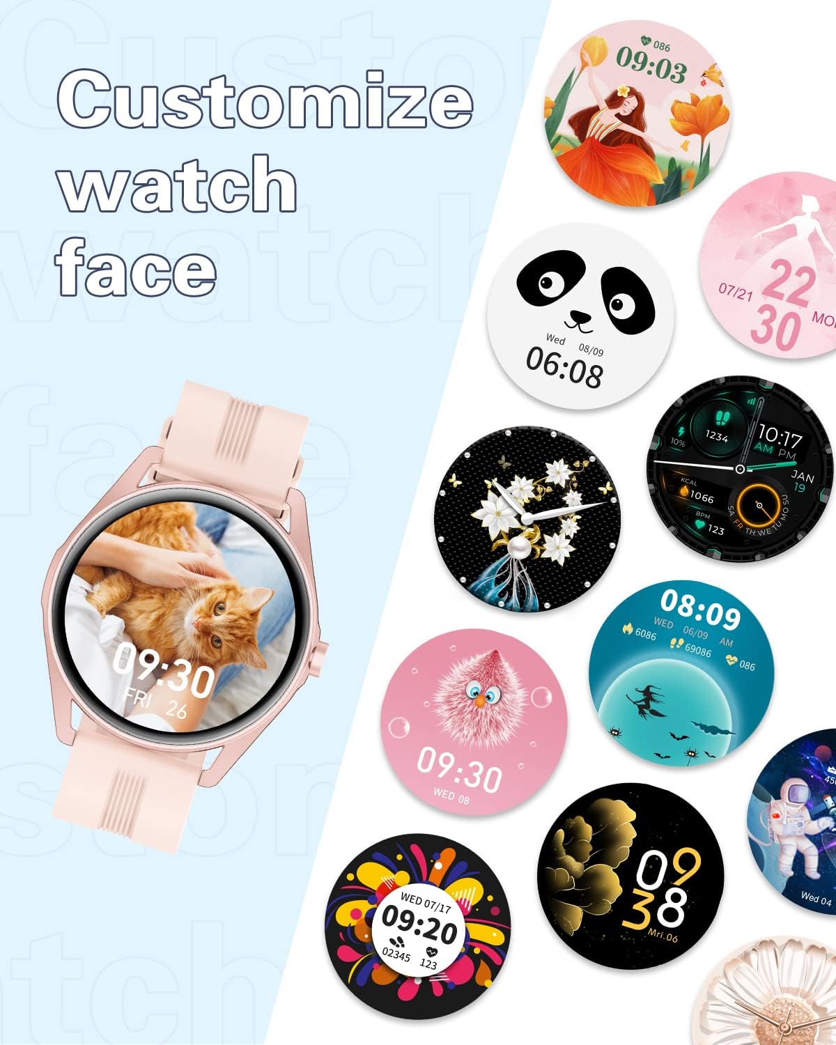 Thumbnail 4 de HUAKUA Smartwatch donna Bluetooth