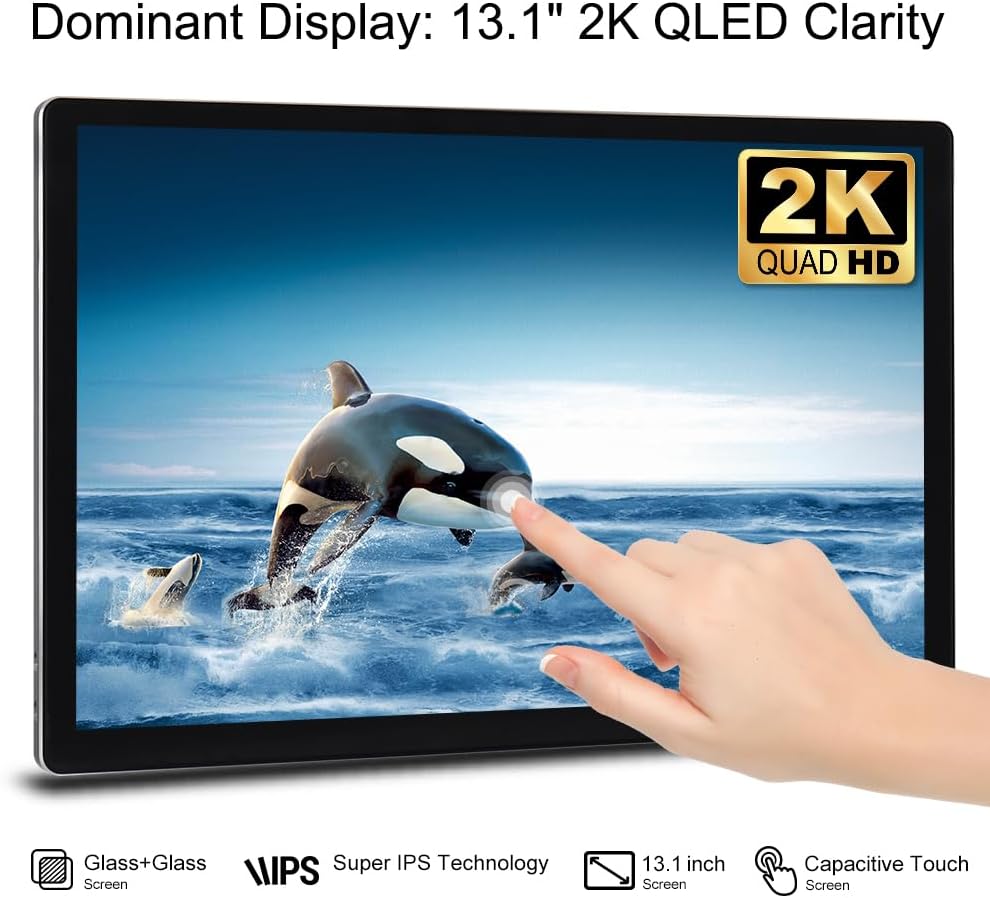 Thumbnail 3 de ACAVICA 13.1" QLED Android 15 car stereo for Fiat Ducato / Peugeot Boxer / Citroen Jumper (2007–2023) with wireless CarPlay & Android Auto